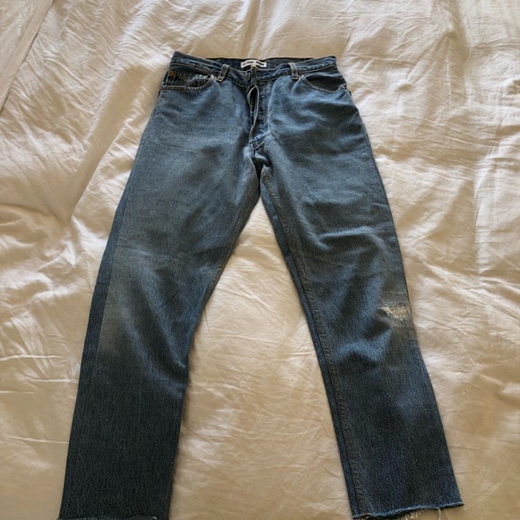 SALE💵RE/DONE highwaist crop jeans - Picture 2 of 10